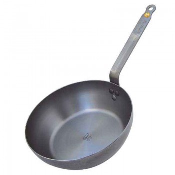 Deep steel pan Mineral B Element 28cm de Buyer