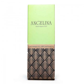 Milk chocolate with hazelnuts Angelina Paris