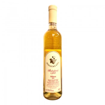 Biele víno Pálava 2021 - výber z bobúľ zo ZD Sedlec