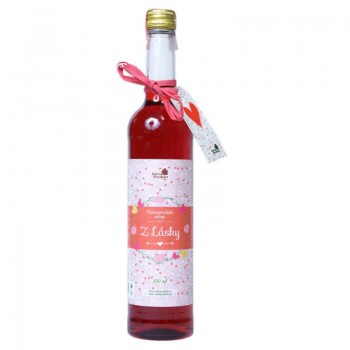 Love syrup with roses Naturprodukt