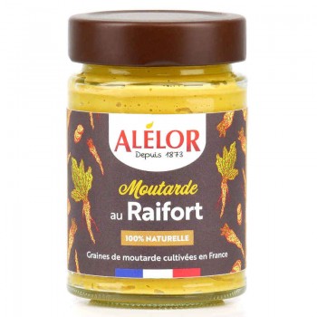 Elsässischer Natursenf mit Meerrettich