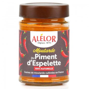 Alsatian natural mustard with chilli Espelette