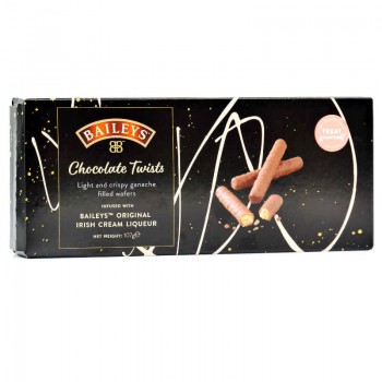 Knusperstangen mit Schokoladenüberzug und irischer Baileys Creme