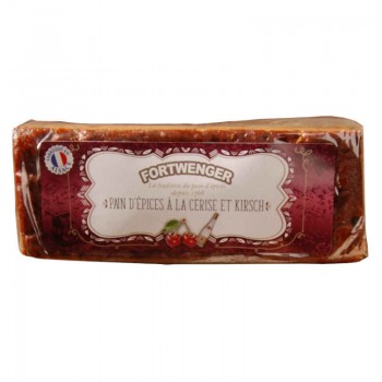 Gingerbread with cherries and cherry brandy from Alsace Fortwenger